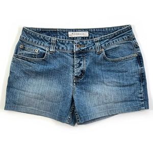 Maurices Jean Shorts Womens Sz 10 Stretch Mid Rise 3.5" Inseam Med Wash